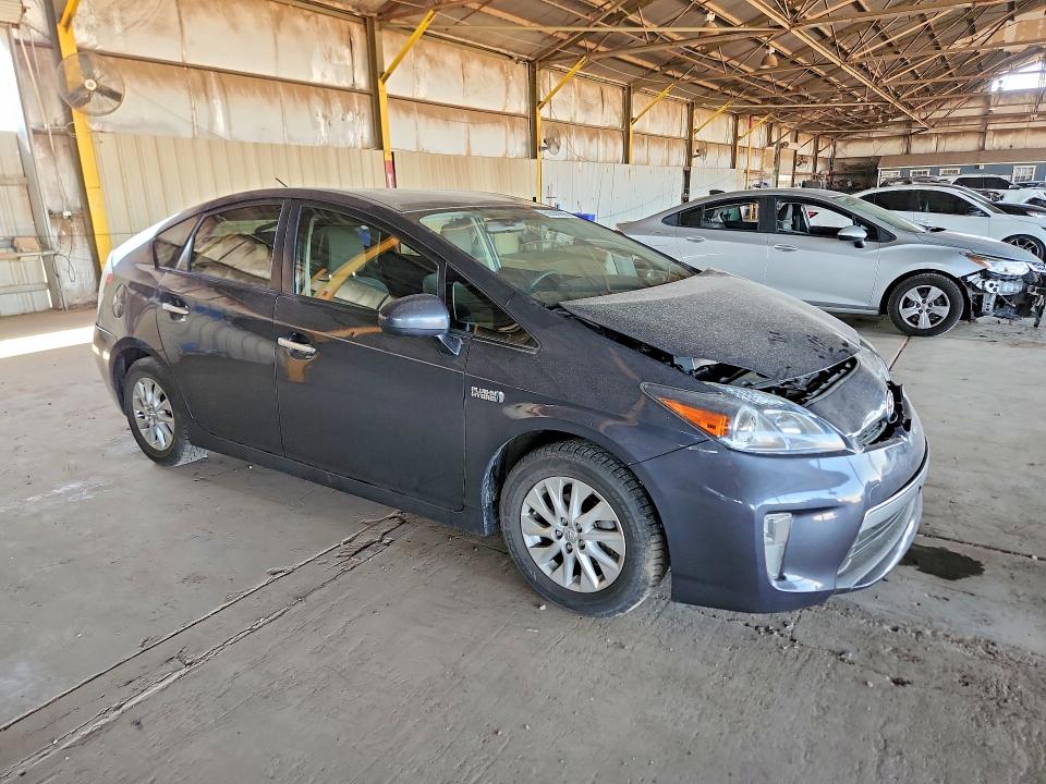 2012 Toyota Prius VIN JTDKN3DP6C3014894 COPART salvage auction — FRONT END, Az - Certificate Of Title, sold $4,350 on 2026-07-29 (photo 4)