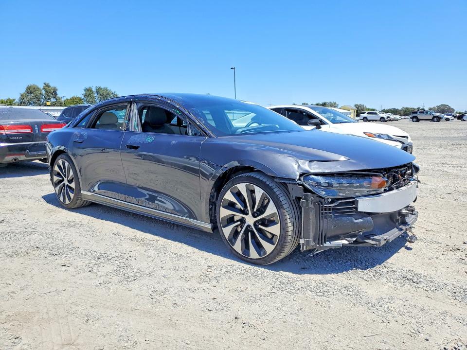 2022 Lucid Air VIN 50EA1GBA7NA005998 COPART salvage auction — FRONT END, Salvage Title, sold $3,100 on 2026-07-21 (photo 4)