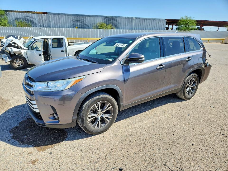2019 Toyota VIN 5TDZZRFH9KS367476 COPART salvage auction — REAR END, Az - Cert Of Title - Salvage, sold $8,400 on 2026-07-24 (photo 1)