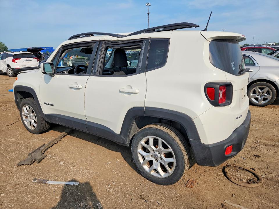 2018 Jeep Renegade VIN ZACCJBBB0JPJ33712 COPART salvage auction — ROOF, Mi - Certificate Of Title, sold $1,050 on 2026-07-24 (photo 2)