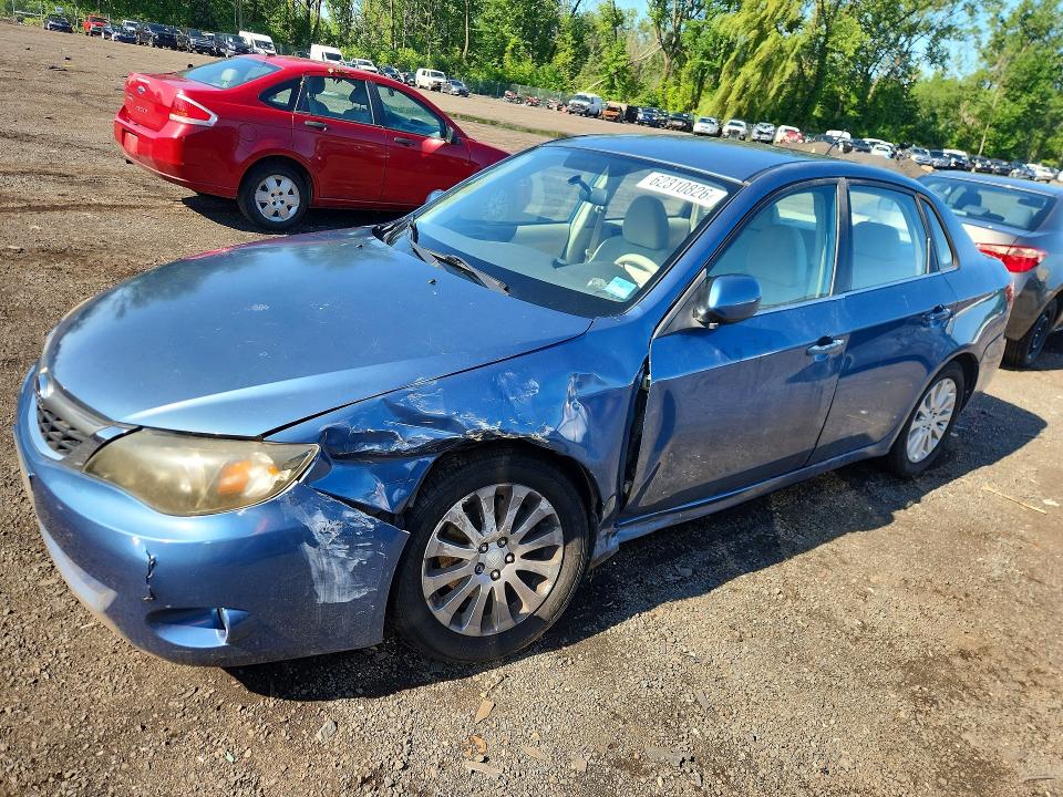 2008 Subaru Impreza VIN JF1GE616X8H506038 COPART salvage auction — SIDE, CT - CERT OF TITLE-SALVAGE, sold $550 on 2026-07-31 (photo 1)
