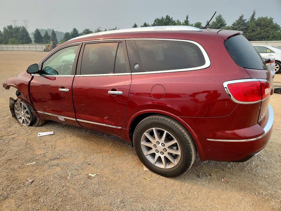 2015 Buick Enclave VIN 5GAKRBKD4FJ124190 COPART salvage auction — FRONT END, Il - Salvage Certificate, sold $2,850 on 2026-08-27 (photo 2)