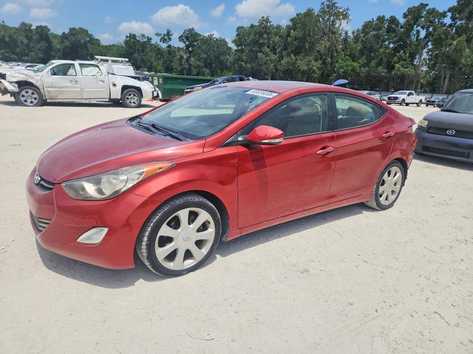 2012 Hyundai Elantra VIN KMHDH4AE8CU430234 COPART salvage auction — REAR END, Fl - Cert Of Title Slvg Rebuildable, sold $325 on 2026-07-21 (photo 1)