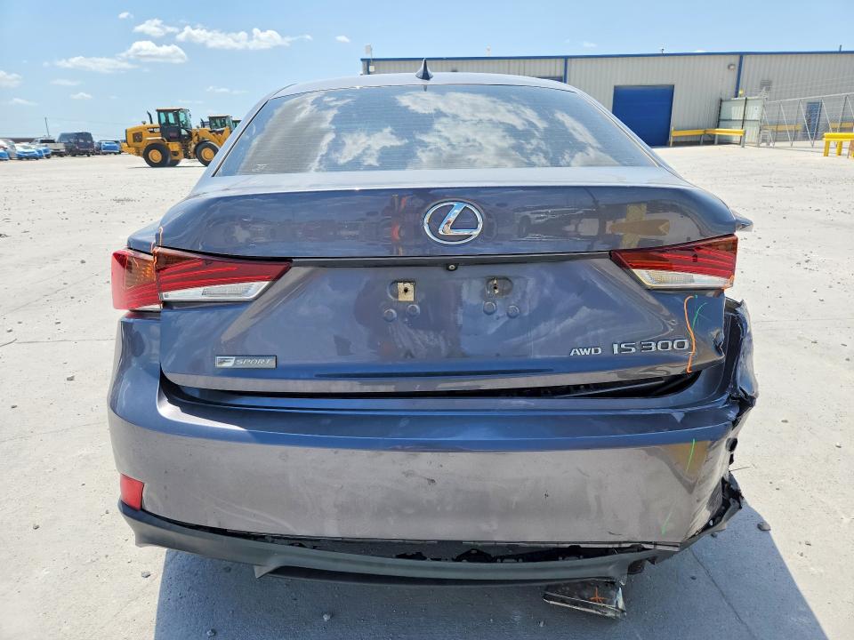 2018 Lexus Is VIN JTHC81D2XJ5030987 COPART salvage auction — REAR END, Tx - Salvage Vehicle Title, sold $5,400 on 2026-07-28 (photo 6)
