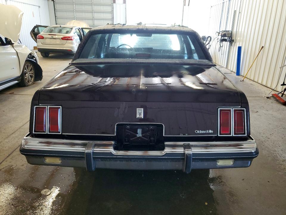 1987 Oldsmobile Cutlass supreme VIN 1G3GR51A4HR315786 COPART salvage auction — ROOF, WV - CERTIFICATE OF TITLE, sold $3,024 on 2026-07-09 (photo 6)