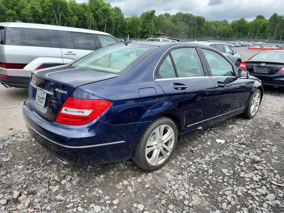 2014 Mercedes-benz VIN WDDGF8AB5EG180978 COPART salvage auction — FRONT END, Pa - Certificate Of Salvage, sold $750 on 2026-07-15 (photo 3)
