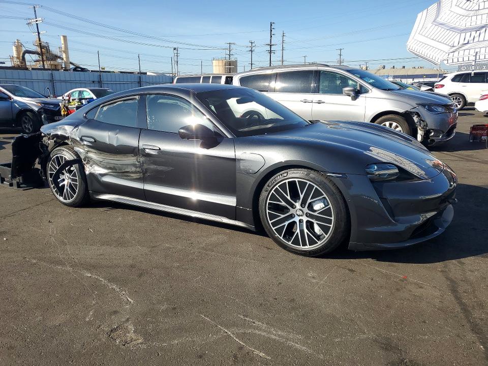 2020 Porsche Taycan VIN WP0AC2Y15LSA71288 COPART salvage auction — REAR END, Ca - Salvage Certificate, sold $24,000 on 2026-08-17 (photo 4)