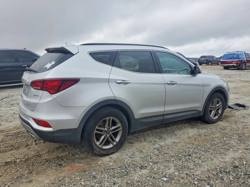 2018 Hyundai Santa fe VIN 5XYZU3LBXJG562221 COPART salvage auction — REAR END, GA - CERT OF TITLE-COURT ORDER, sold $3,200 on 2026-07-22 (photo 3)