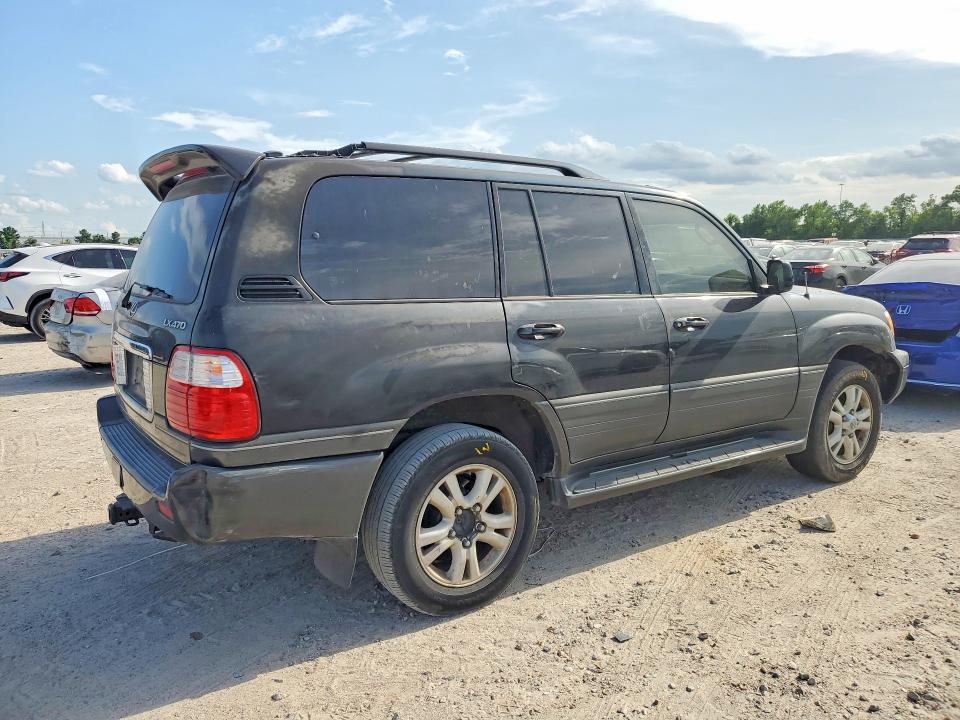 2005 Lexus Lx 470 VIN JTJHT00W753555268 COPART salvage auction — SIDE, TX - SALVAGE VEHICLE TITLE (P), sold $4,900 on 2026-07-10 (photo 3)