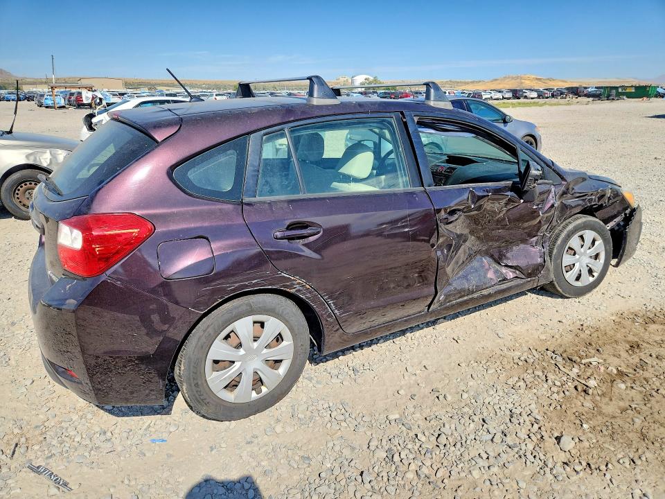 2012 Subaru Impreza VIN JF1GPAA66CH214912 COPART salvage auction — SIDE, Ut - Cert Of Title-Rebuilt/Restored, sold $250 on 2026-07-31 (photo 3)