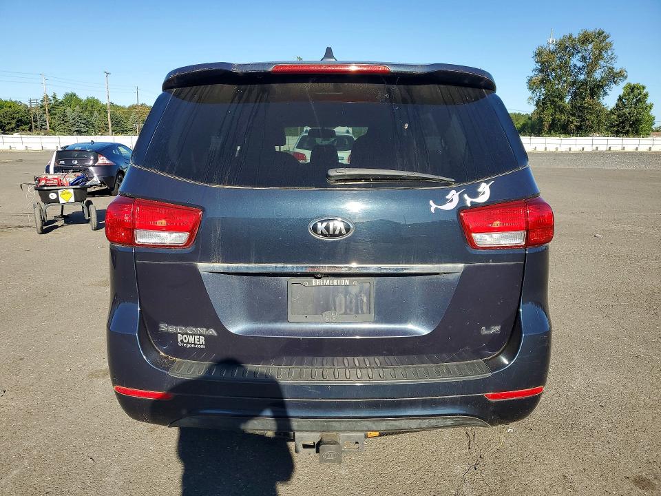 2015 Kia SEDONA VIN KNDMB5C17F6050400 COPART salvage auction — MECHANICAL, Wa - Vehicle Cert Of Ownership-Titl, sold $550 on 2026-07-27 (photo 6)