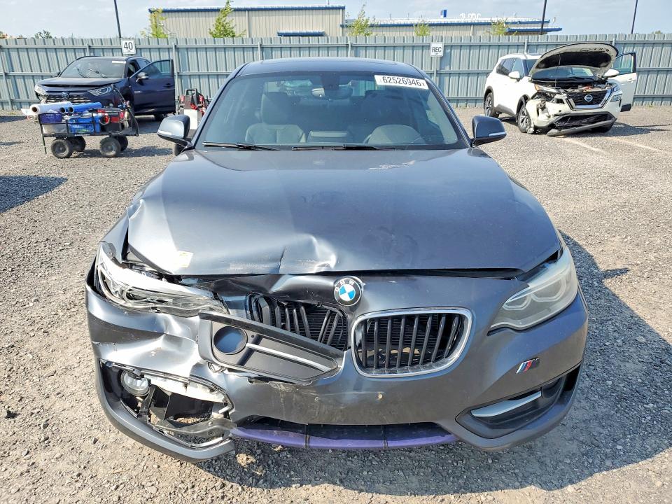 2015 BMW 2er VIN WBA1F7C54FVX95761 COPART salvage auction — FRONT END, On - Permit Salvage, sold $1,900 on 2026-08-18 (photo 5)