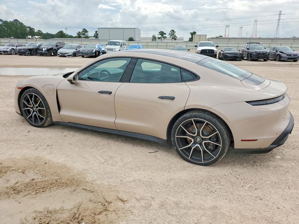 2024 Porsche Taycan VIN WP0AA2Y10RSA10817 COPART salvage auction — WATER/FLOOD, TX - SALVAGE TITLE-FLOOD DAMAGE, sold $32,000 on 2026-07-28 (photo 2)