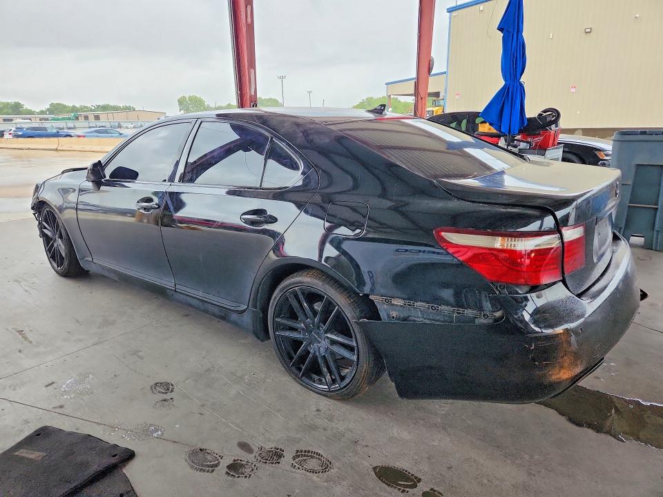 2009 Lexus Ls VIN JTHBL46F895085249 COPART salvage auction — FRONT END, TX - SALVAGE VEHICLE TITLE, sold $725 on 2026-07-30 (photo 2)