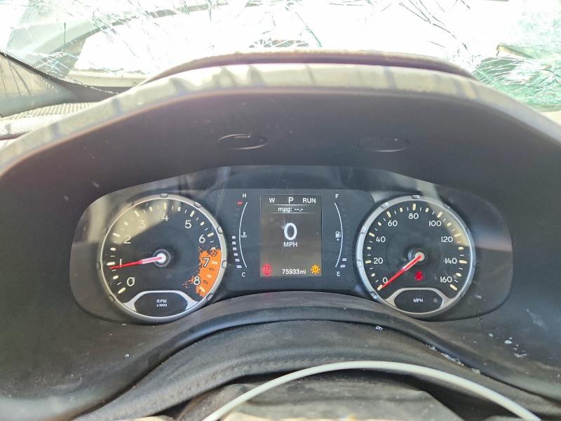 2018 Jeep Renegade VIN ZACCJBAB3JPH41745 COPART salvage auction — HAIL, Co - Certificate Of Title, sold $2,650 on 2026-08-18 (photo 9)