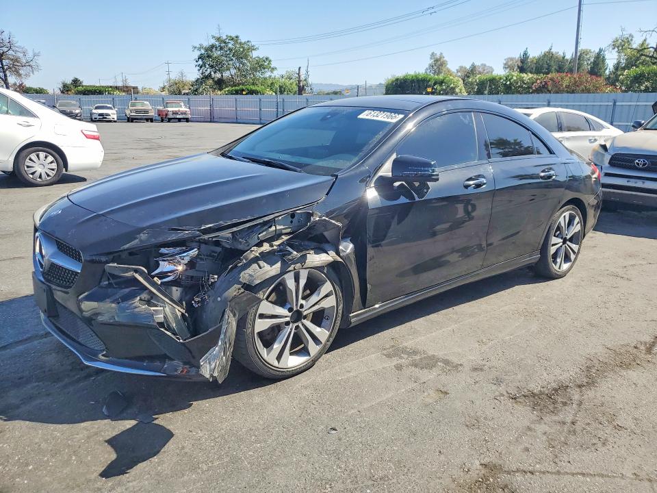 2018 Mercedes-benz Cla-class VIN WDDSJ4EB4JN510420 COPART salvage auction — FRONT END, CA - SALVAGE CERTIFICATE, sold $3,900 on 2026-08-06 (photo 1)