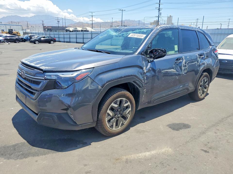 2025 Subaru Forester VIN JF2SLDBC9SH419792 COPART salvage auction — ROLLOVER, Ca - Salvage Certificate, sold $3,050 on 2026-07-29 (photo 1)