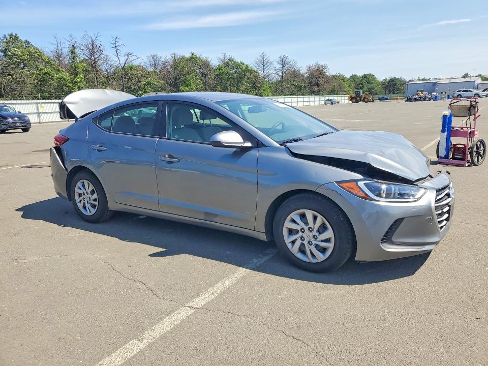 2018 Hyundai Elantra VIN KMHD74LF8JU574355 COPART salvage auction — FRONT END, NY - MV-907A SALVAGE CERTIFICATE, sold $1,900 on 2026-07-27 (photo 4)