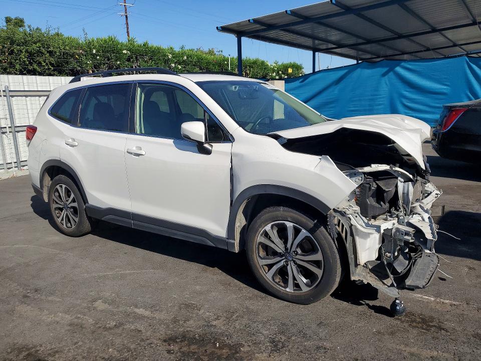 2021 Subaru Forester VIN JF2SKAUC4MH450983 COPART salvage auction — FRONT END, Ca - Salvage Certificate, sold $850 on 2026-07-28 (photo 4)