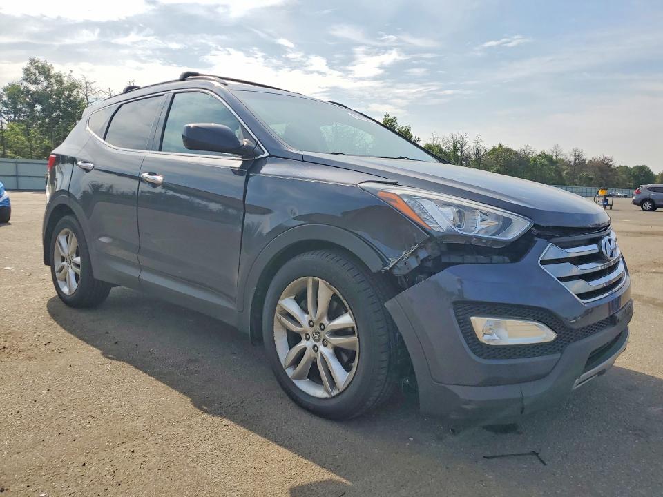 2013 Hyundai Santa fe VIN 5XYZUDLA4DG074450 COPART salvage auction — FRONT END, Ny - Mv-907A Salvage Certificate, sold $2,250 on 2026-07-22 (photo 4)