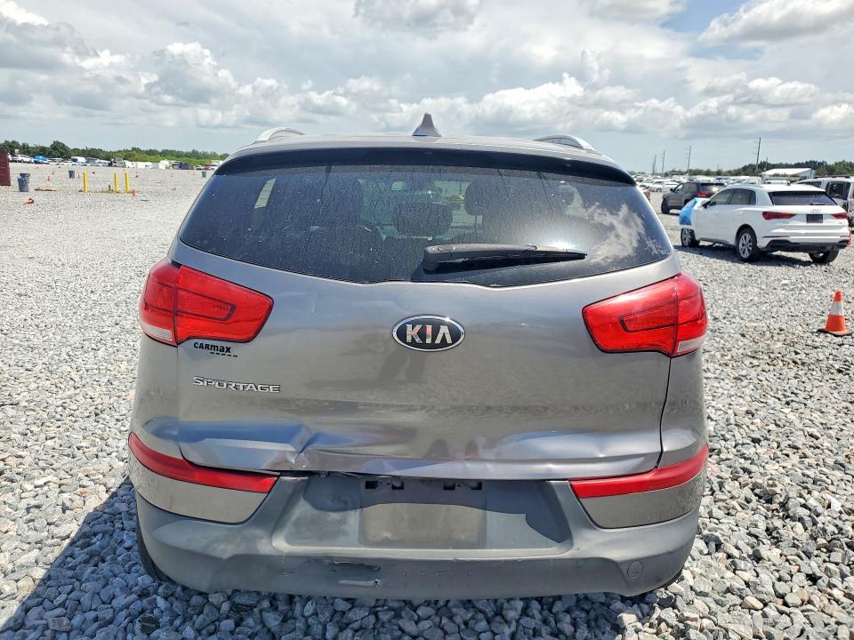 2015 Kia Sportage VIN KNDPB3AC2F7679756 COPART salvage auction — REAR END, Fl - Cert Of Title Slvg Rebuildable, sold $20 on 2026-07-24 (photo 6)
