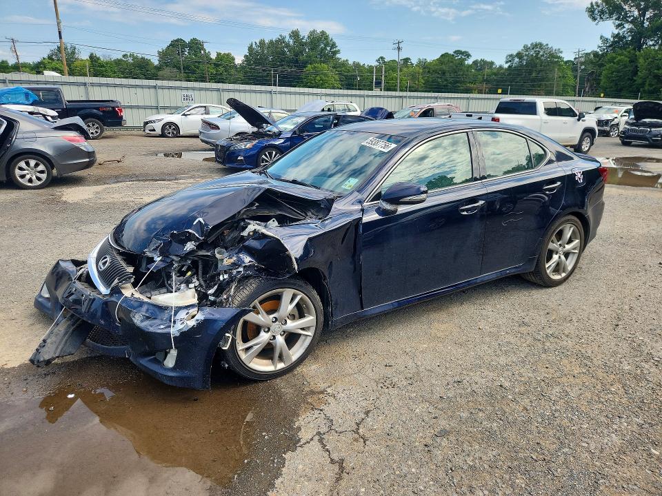 2010 Lexus Is VIN JTHBF5C20A5110700 COPART salvage auction — FRONT END, La - Cert Of Title-Salvage, sold $10 on 2026-07-23 (photo 1)