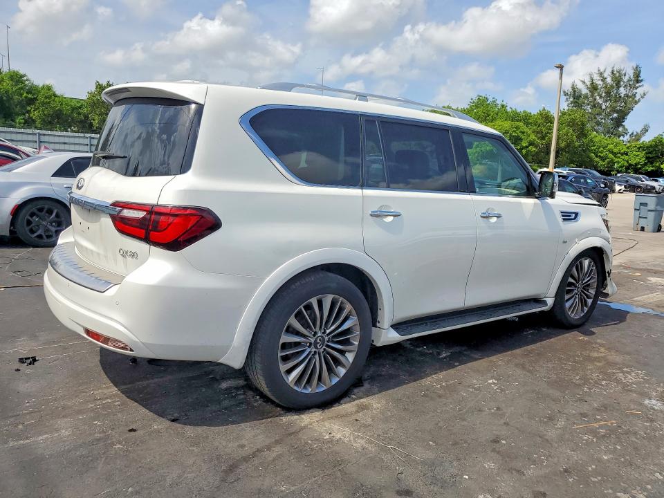 2018 Infiniti Qx80 VIN JN8AZ2ND8J9840434 COPART salvage auction — FRONT END, FL - CERT OF TITLE SLVG REBUILDABLE, sold $9,200 on 2026-07-20 (photo 3)