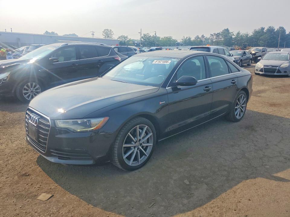 2014 Audi A6 VIN WAUFGAFC5EN037856 COPART salvage auction — MINOR DENT/SCRATCHES, Ct - Certificate Of Title, sold $3,250 on 2026-07-21 (photo 1)