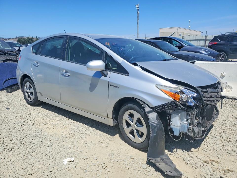 2012 Toyota Prius VIN JTDKN3DU6C1612971 COPART salvage auction — FRONT END, Ca - Salvage Certificate, sold $1,800 on 2026-07-14 (photo 4)
