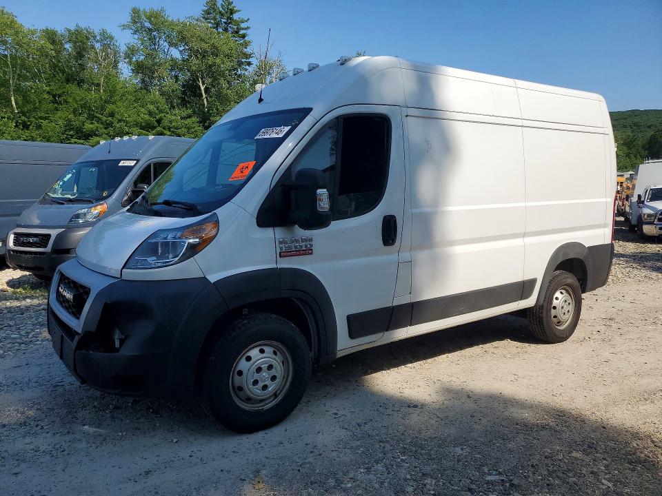 2019 Ram VIN 3C6TRVBG9KE547859 COPART salvage auction — FRONT END, Ma - Certificate Of Title, sold $1,500 on 2026-07-29 (photo 1)