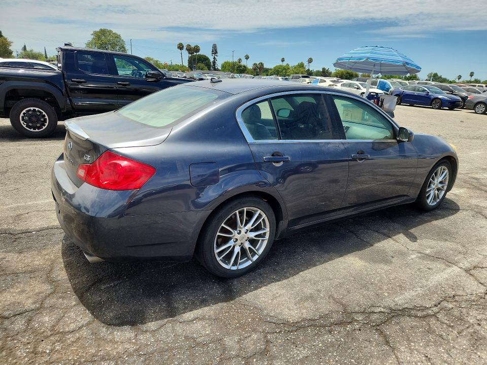 2008 Infiniti G35 VIN JNKBV61E38M203510 COPART salvage auction — MINOR DENT/SCRATCHES, Ca - Dis/Dlr/Exp Only Clean Title, sold $475 on 2026-07-31 (photo 3)