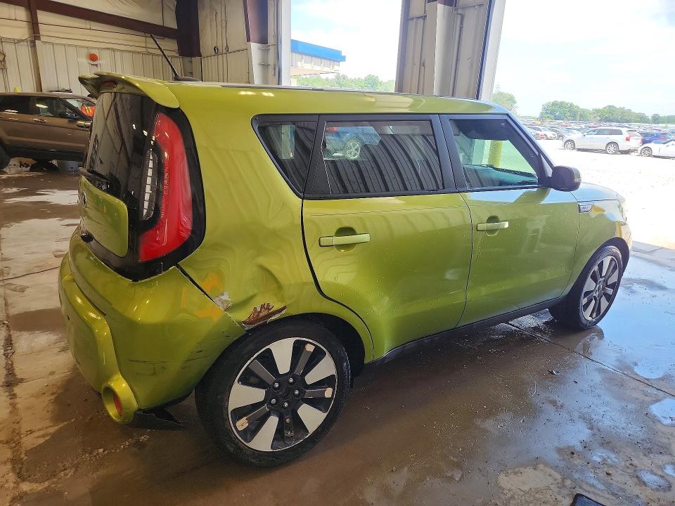 2014 Kia Soul VIN KNDJX3A50E7729075 COPART salvage auction — REAR END, Wi - Certificate Of Title, sold $1,350 on 2026-07-27 (photo 3)