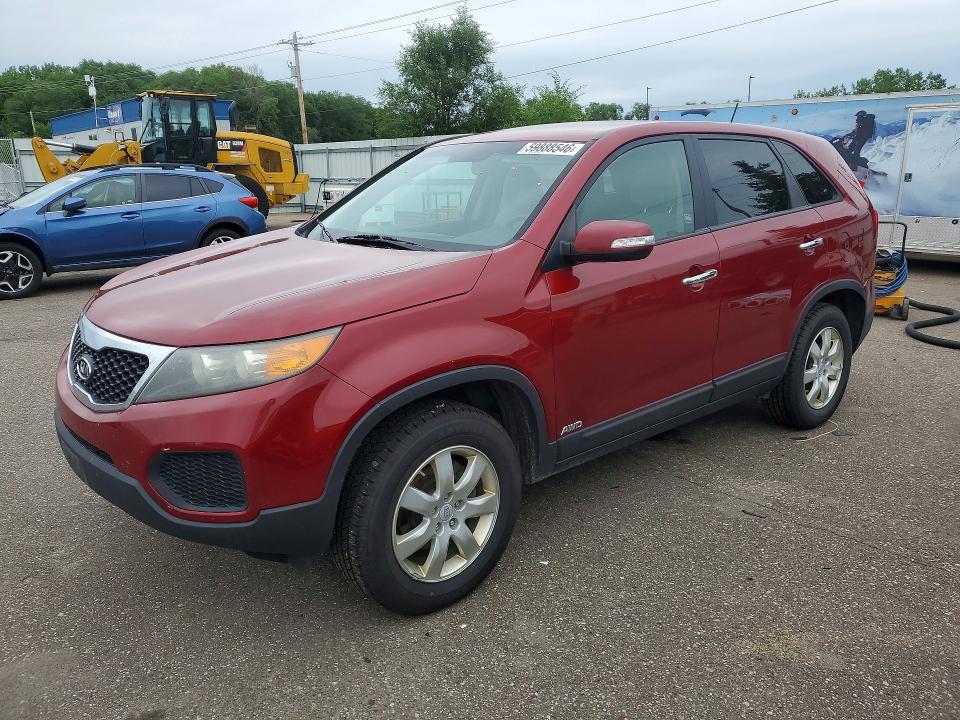 2011 Kia Sorento VIN 5XYKTCA14BG079128 COPART salvage auction — UNDERCARRIAGE, MN - CERT OF TITLE-SALVAGE, sold $625 on 2026-07-14 (photo 1)