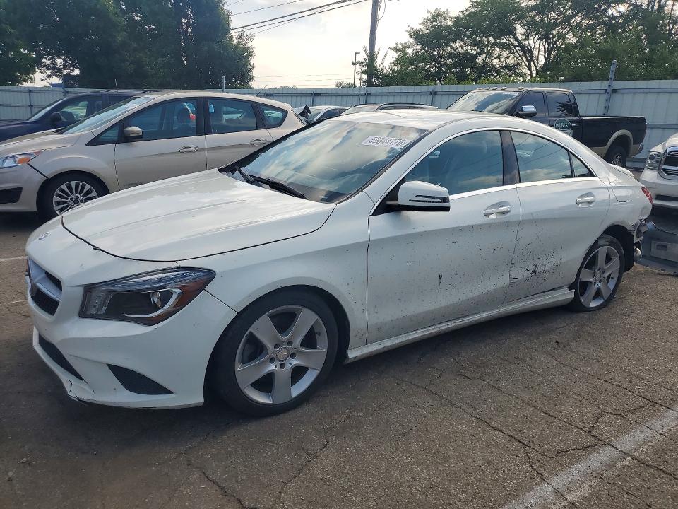 2015 Mercedes-benz VIN WDDSJ4GB1FN183270 COPART salvage auction — REAR END, Oh - Cert Of Title-Salvage, sold $4,350 on 2026-07-22 (photo 1)