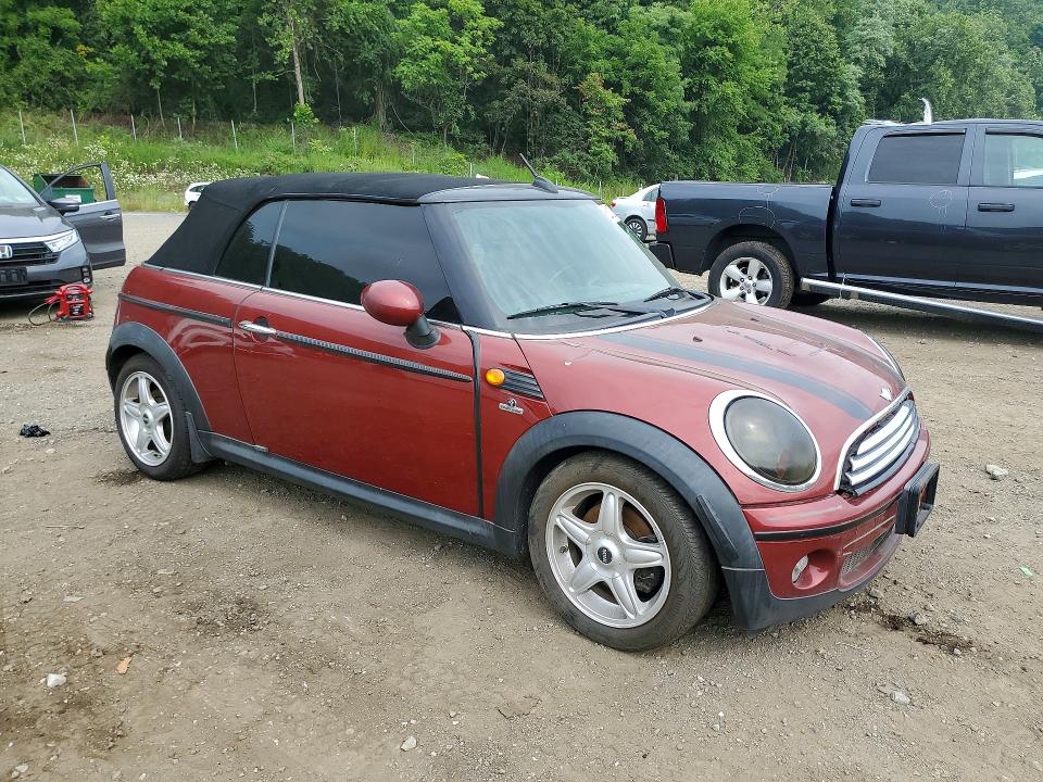 2010 Mini Cooper VIN WMWMR3C50ATZ19087 COPART salvage auction — FRONT END, Az - Cert Of Title - Salvage, sold $450 on 2026-08-06 (photo 4)