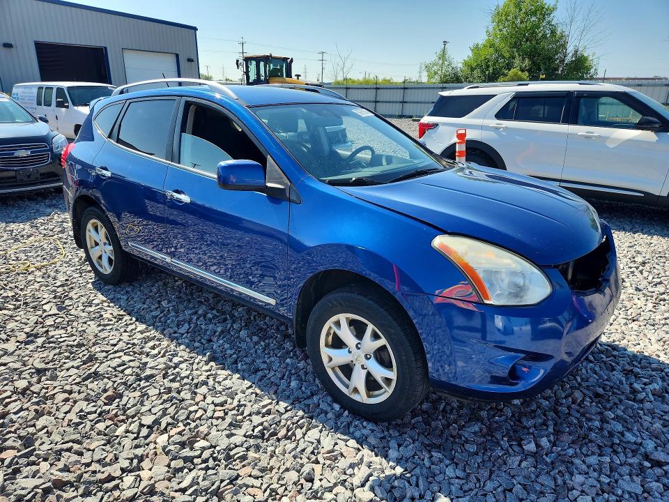 2011 Nissan Rogue sport VIN JN8AS5MV6BW288032 COPART salvage auction — FRONT END, WI - JUNKED VEHICLE BILL OF SALE, sold $250 on 2026-07-20 (photo 4)
