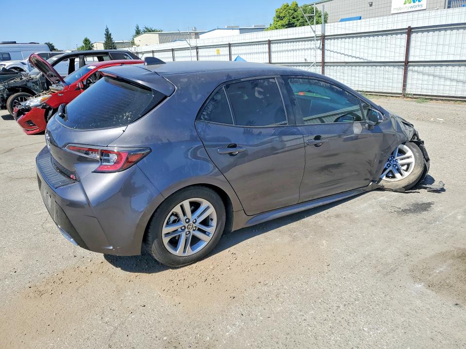 2022 Toyota Corolla VIN JTND4MBE9N3158862 COPART salvage auction — FRONT END, Ca - Salvage Certificate, sold $3,200 on 2026-07-31 (photo 3)