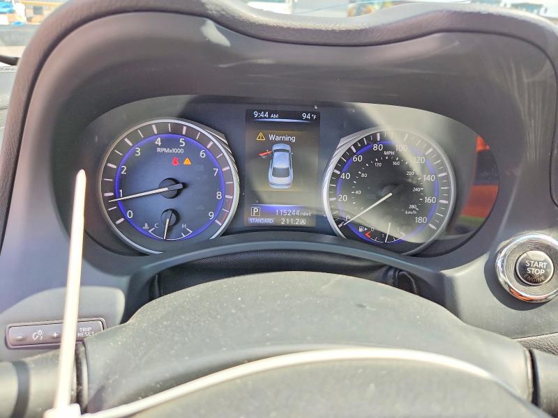 2015 Infiniti Q50 VIN JN1BV7AP5FM331496 COPART salvage auction — FRONT END, Az - Cert Of Title - Salvage, sold $3,200 on 2026-07-31 (photo 9)