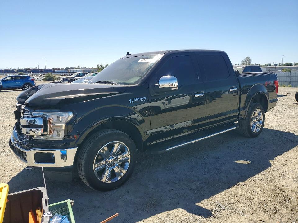 2018 Ford F-150 VIN 1FTEW1EG6JKF22850 COPART salvage auction — FRONT END, Ca - Salvage Certificate, sold $4,300 on 2026-07-30 (photo 1)