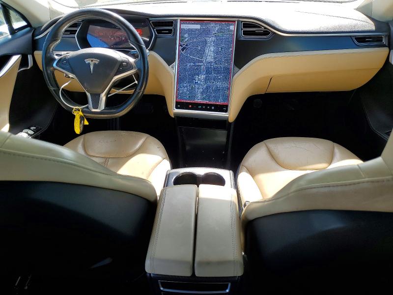 2015 Tesla Model s VIN 5YJSA1S12FFP73371 COPART salvage auction — SIDE, Ca - Salvage Certificate, sold $2,750 on 2026-07-28 (photo 8)