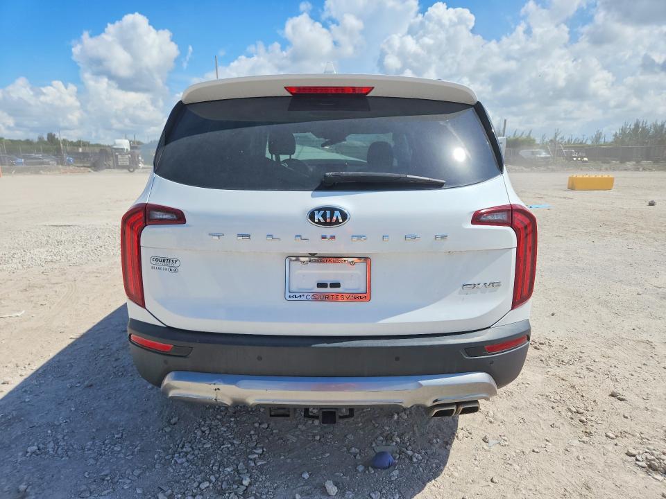 2020 Kia Telluride VIN 5XYP34HC2LG018252 COPART salvage auction — FRONT END, Fl - Certificate Of Destruction, sold $4,800 on 2026-07-30 (photo 6)