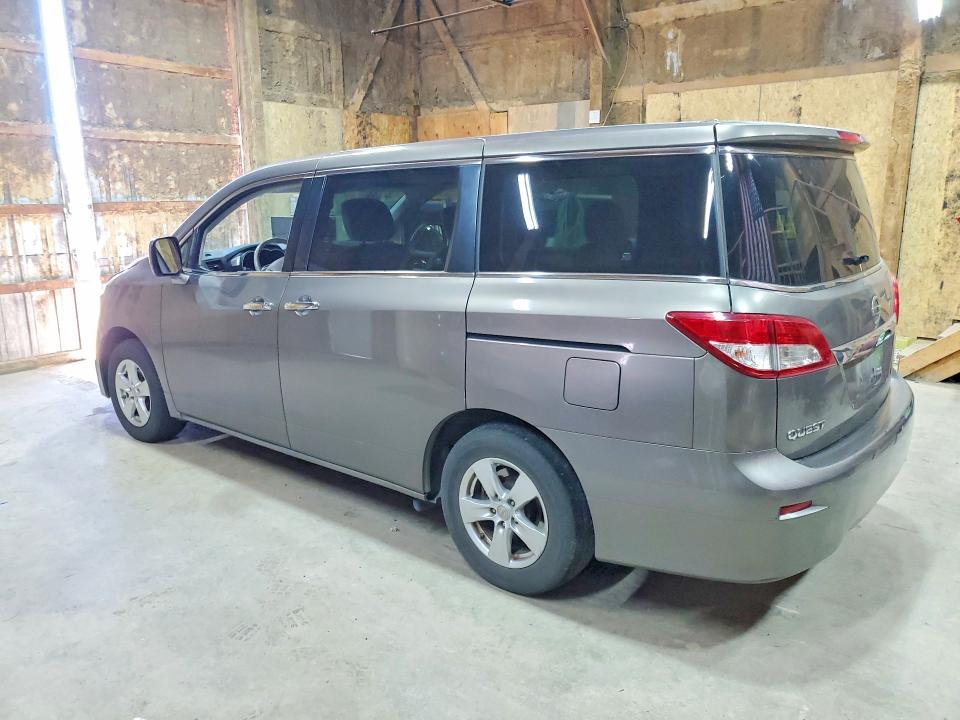 2014 Nissan Quest VIN JN8AE2KP6E9103653 COPART salvage auction — MINOR DENT/SCRATCHES, Sd - Non Public Clean Title, sold $150 on 2026-07-28 (photo 2)