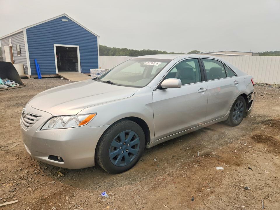2007 Toyota Camry VIN JTNBE46K873013075 COPART salvage auction — REAR END, Ma - Cert Of Title-Reconstrctd Coll, sold $450 on 2026-07-22 (photo 1)