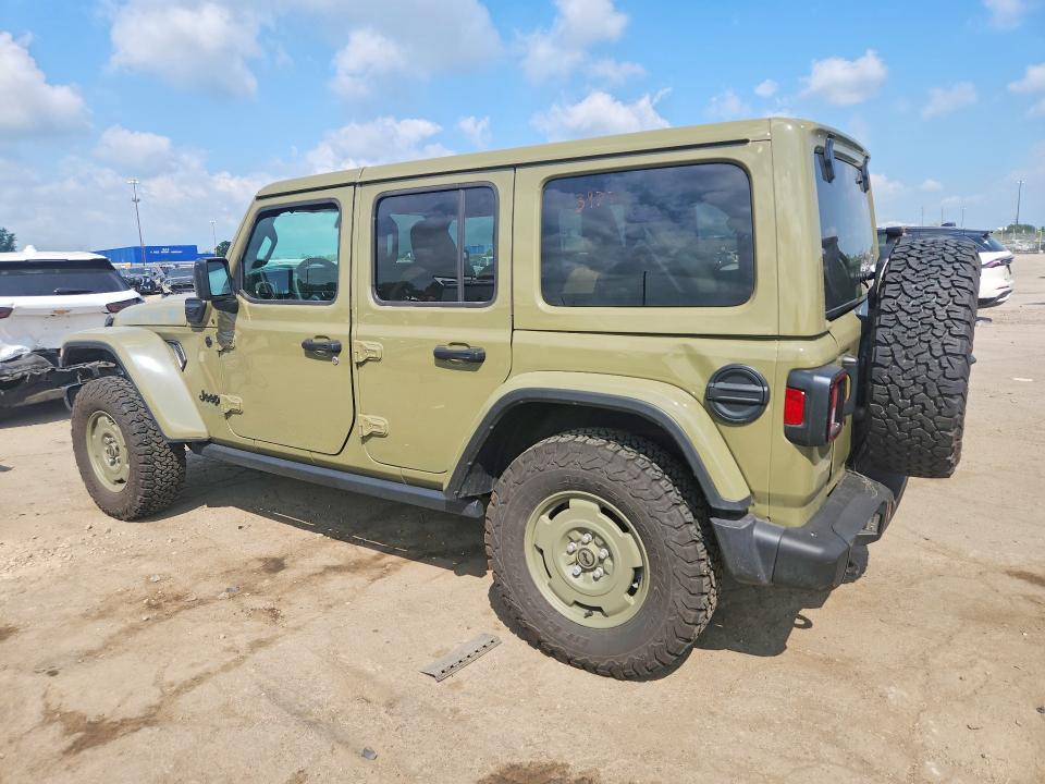 2025 Jeep Wrangler / VIN 1C4RJXN68SW524510 COPART salvage auction — REAR END, Mi - Cert Of Title-Salvage Vehicle, sold $13,700 on 2026-07-28 (photo 2)