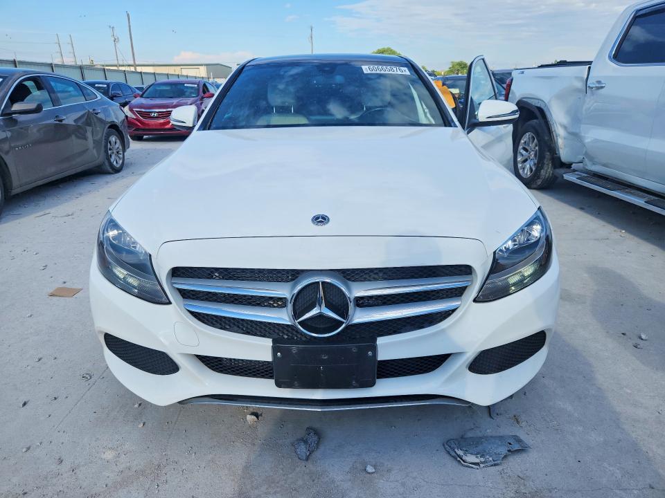 2018 Mercedes-benz C class VIN WDDWF4KB2JR409201 COPART salvage auction — SIDE, TX - SALVAGE VEHICLE TITLE (P), sold $6,800 on 2026-07-17 (photo 5)