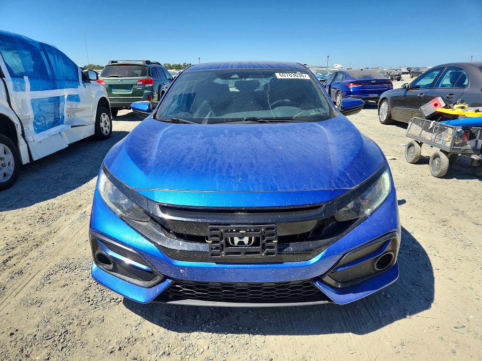 2020 Honda Civic VIN SHHFK7H31LU207903 COPART salvage auction — REAR END, Ca - Salvage Certificate, sold $2,100 on 2026-07-23 (photo 5)