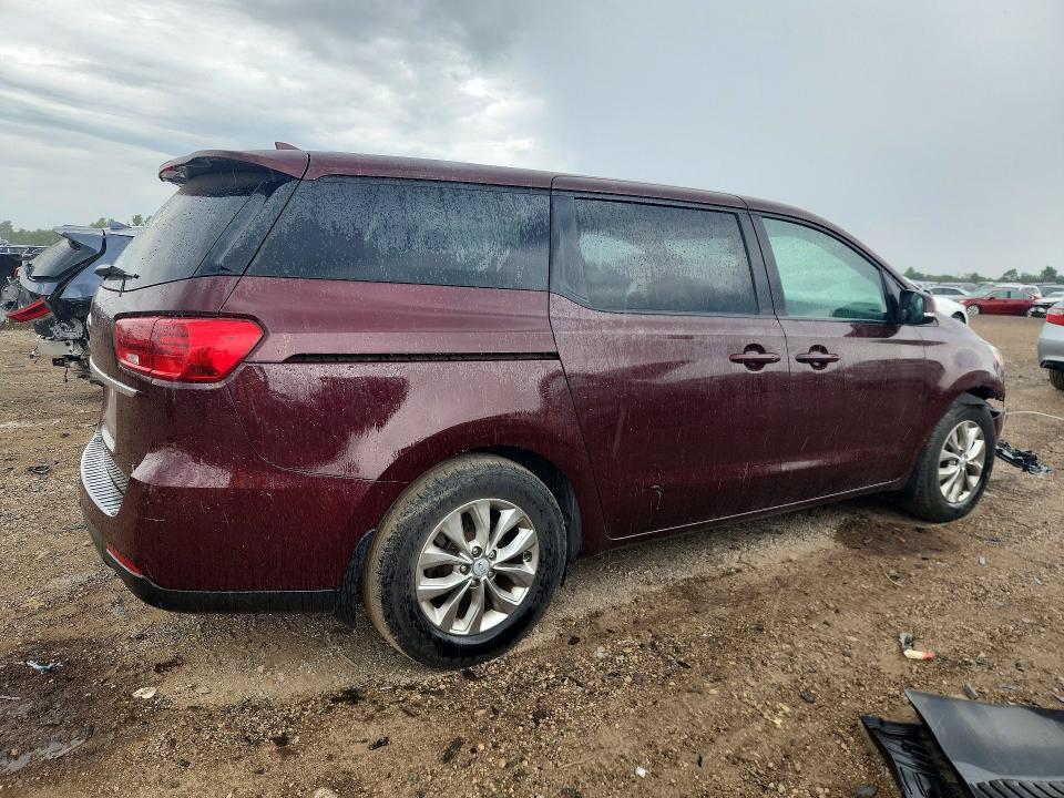 2019 Kia SEDONA VIN KNDMB5C16K6541308 COPART salvage auction — FRONT END, Il - Salvage Certificate, sold $250 on 2026-07-30 (photo 3)