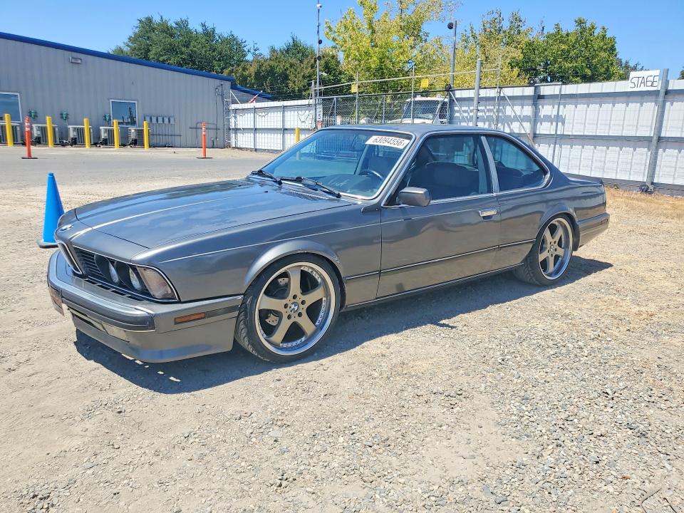 1989 BMW 6 series VIN WBAEC8411K3268049 COPART salvage auction — NORMAL WEAR, CA - DIS/DLR/EXP ONLY CLEAN TITLE, sold $7,000 on 2026-08-04 (photo 1)