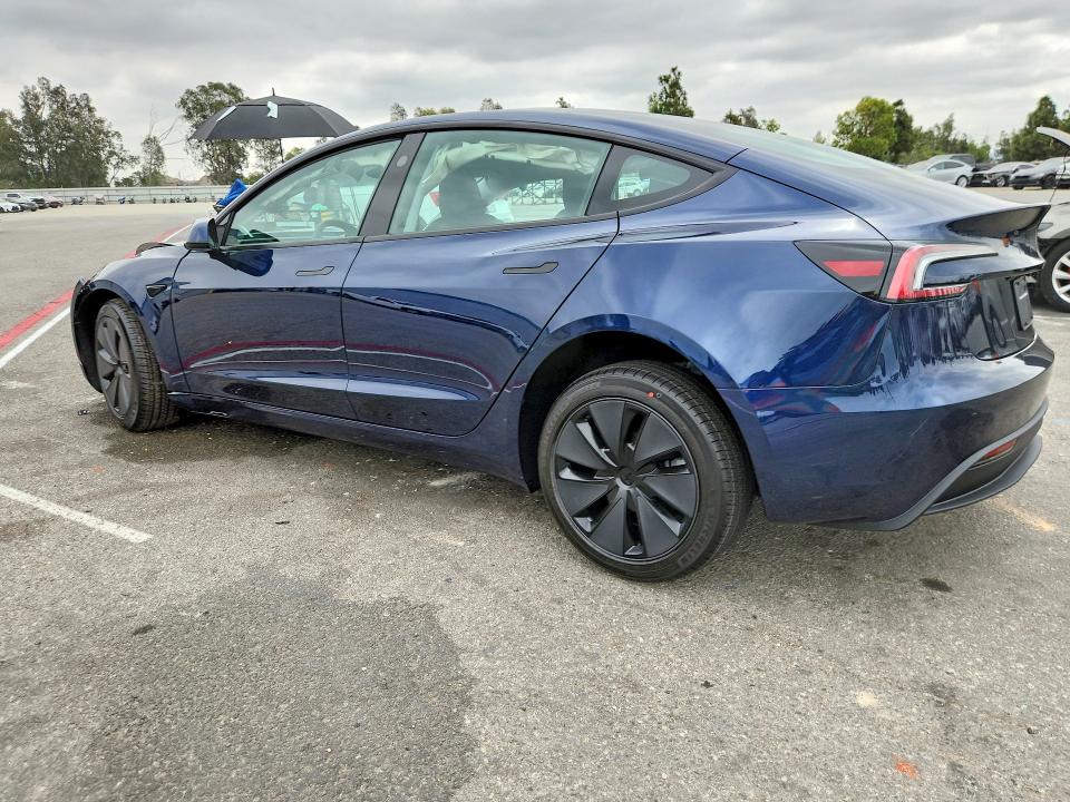 2026 Tesla Model 3 VIN 5YJ3E1EA2TF206707 COPART salvage auction — FRONT END, Ca - Salvage Certificate, sold $15,000 on 2026-10-08 (photo 2)
