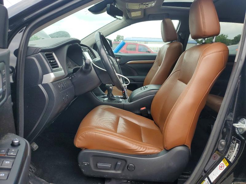 2018 Toyota Highlander VIN 5TDDZRFH7JS819627 COPART salvage auction — FRONT END, PA - CERTIFICATE OF SALVAGE, sold $9,300 on 2026-07-28 (photo 7)